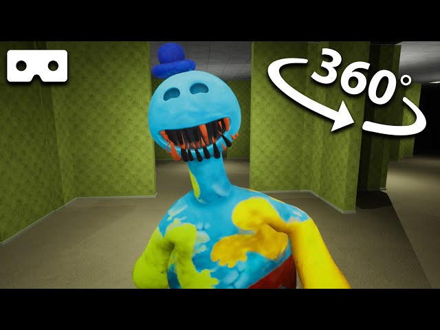 Poppy Playtime Chapter 4 Doey in Backrooms | 360° VR Animation