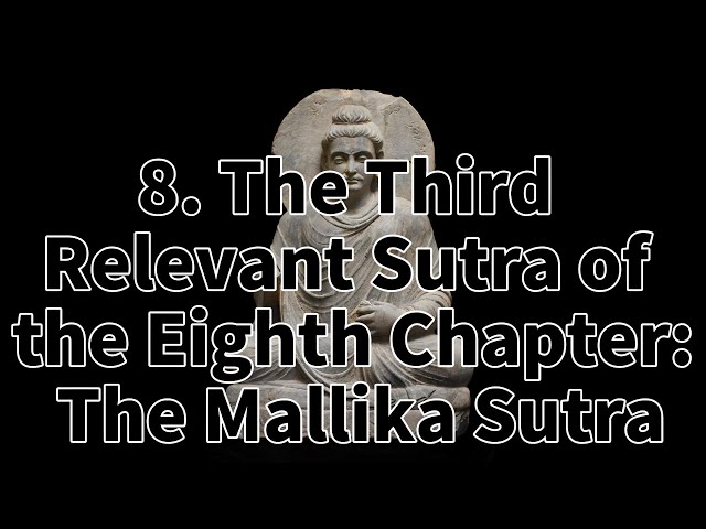 8. The Third Relevant Sutra of the Eighth Chapter: The Mallika Sutra.