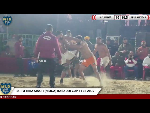 Final Match || Patto Hira Singh Kabaddi Cup 2025