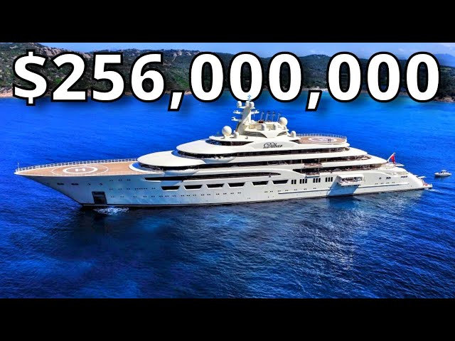 The $256 Million Dilbar Mega Yacht