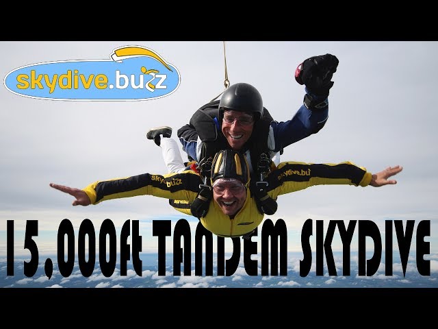 15,000ft Tandem Skydive with Skydive Buzz