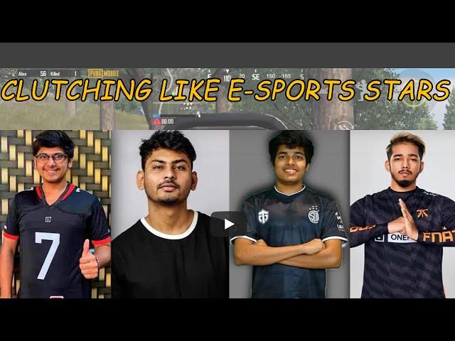 1V4 Clutching like E-SPORTS Stars⚡| #BGMI #PUBG #1V4CLUTCH #MORTAL #SCOUT #JONATHAN #8BITHUG |