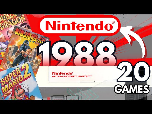 20 ➕🔴🔴  NES games released in 📆 1988 | GEMS every year❓