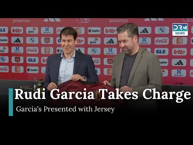 Rudi Garcia Presented with Belgium Jersey! | DRM News | AD1I