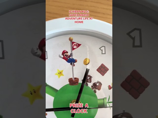 Ichiban Kuji: Super Mario Adventure Life at Home: Prize A -  Clock #ichibankuji #一番くじ #一番賞