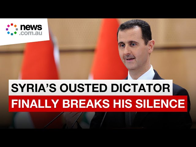 Syria's ousted Assad breaks silence on exile to Russia