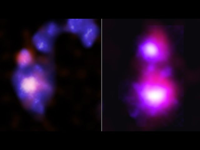 Tour: NASA's Chandra Discovers Giant Black Holes on Collision Course