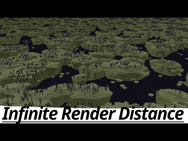 Minecraft's End & Nether at Infinite Render Distance!?