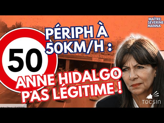 Pourquoi Anne Hidalgo n'avait pas le droit de limiter seule le périph' à 50km/h...