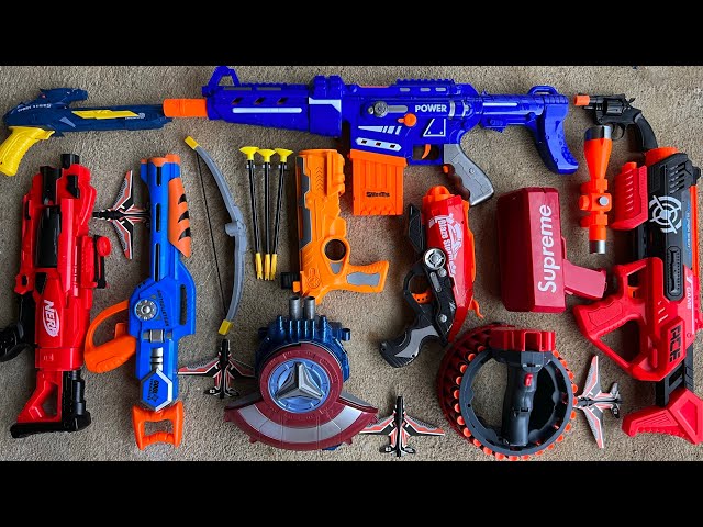 Hunting 9 Nerf Guns Sniper Rifle Gun AK47 Gun Water Gel Gun Pistol Shotgun Archery Gun Crossbow Gun