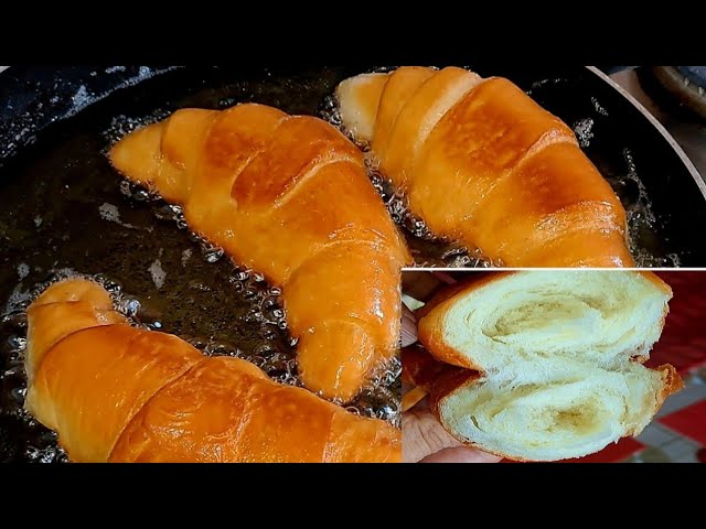 Get FLAKY Stovetop Croissants in No Time with This Easy Hack!#food