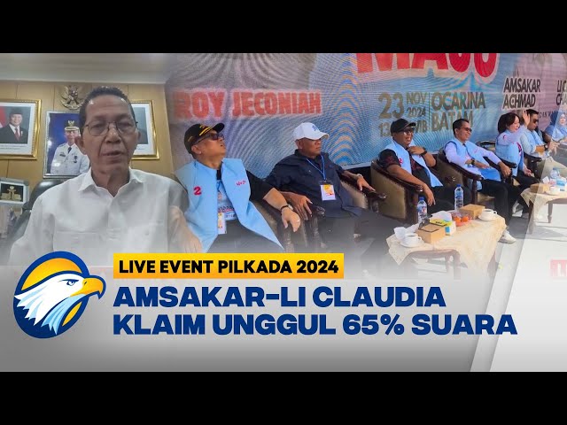 LIVE EVENT - Amsakar -Li Claudia Klaim Meraih 65% Suara