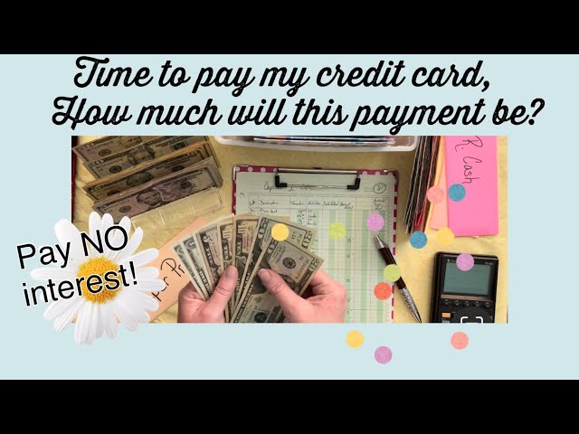 Gathering the Credit Card payment-raiding my cash envelopes and sinking funds!