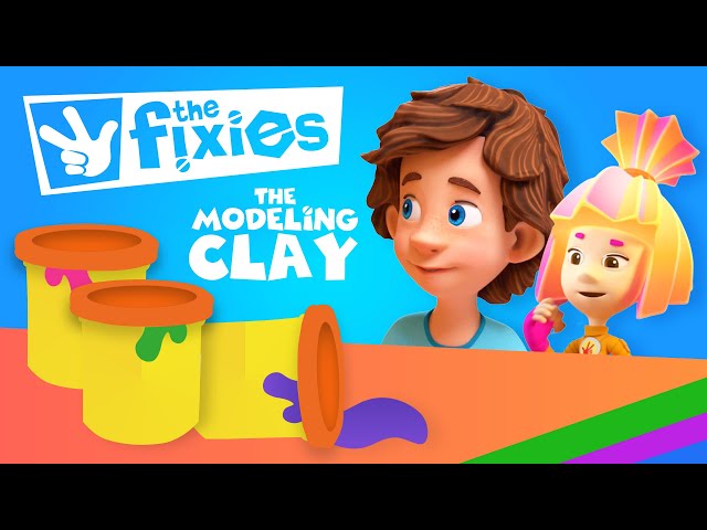 What can you build using Modeling Clay? | The Fixies | Animation for Kids