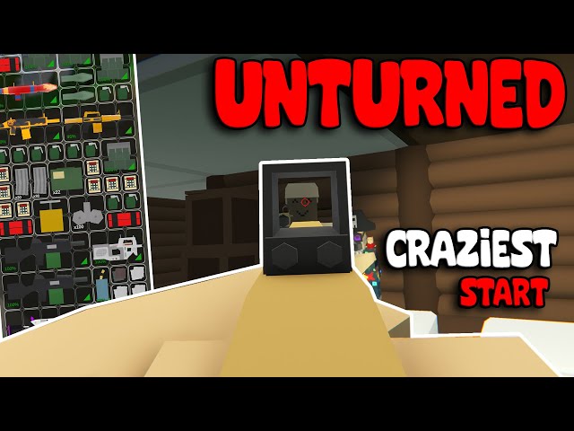 THE MOST CRAZY START IN UNTURNED (Unturned Survival)