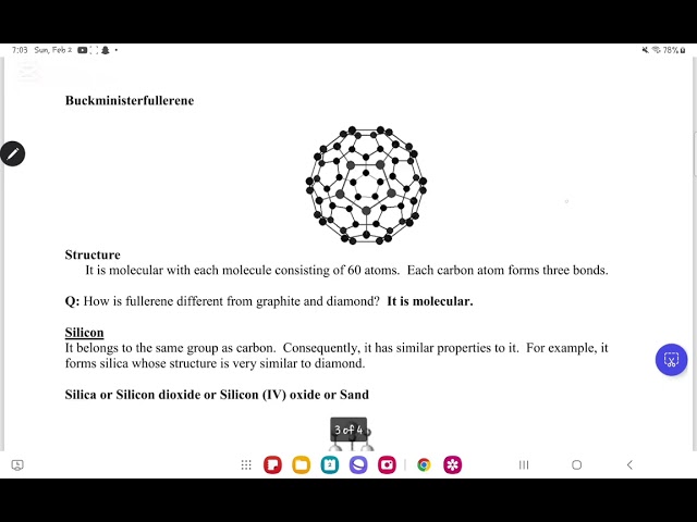 Carbon notes chapter 4 Grade 10S: explanation plus cqds