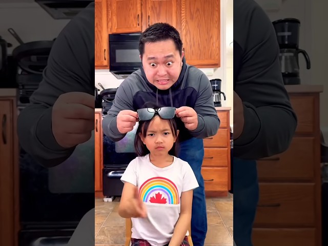 Cute kid pranks dad❤🥰👧🚀🤯✅🌈😃 1345