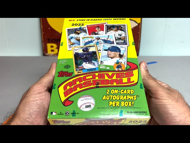 2022 Topps Archives Hobby Box - New Release!!!