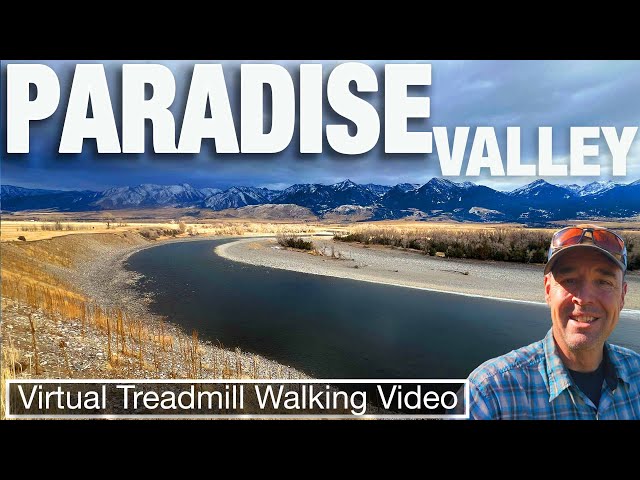 Montana Paradise Valley Virtual Walk - city walks 4k Nature