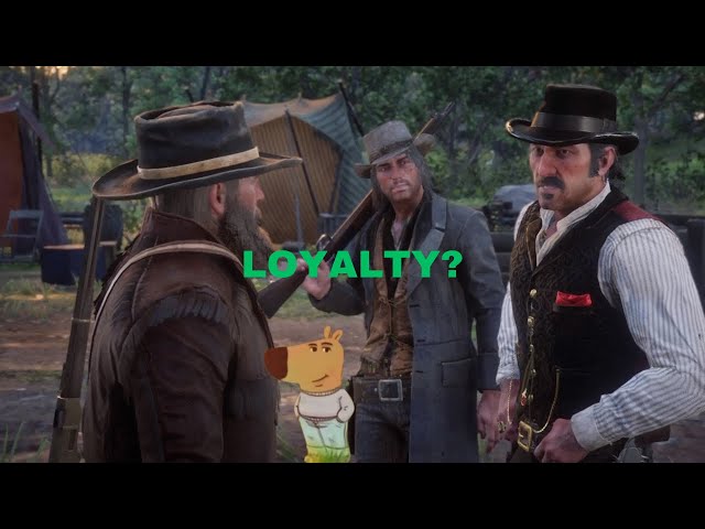 I DON'T TRUST ANYONE IN RDR2...