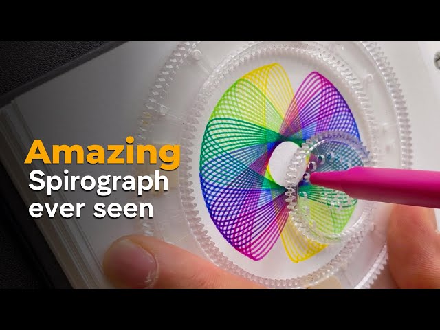 Amazing Spirograph Ever Seen #art #spirograph #viral