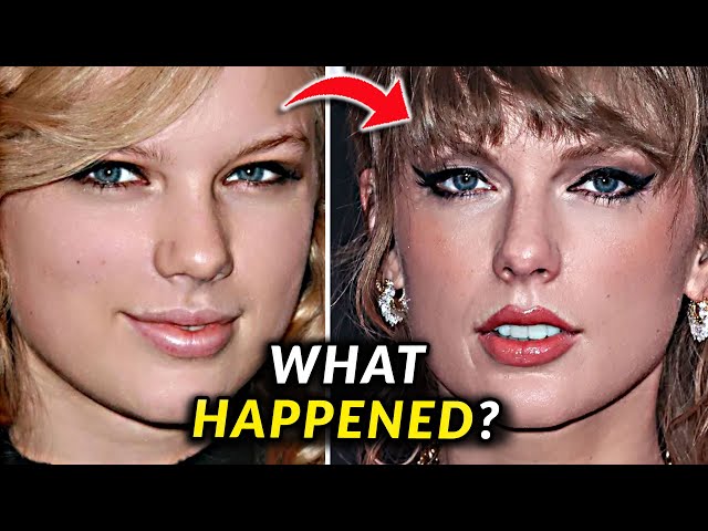 Taylor Swift's Face - Before and After