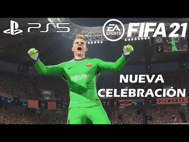 NUEVA CELEBRACION AL ANOTAR EN EL ULTIMO MINUTO EN FIFA 21 PLAYSTATION 5