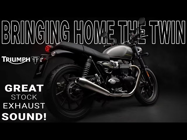 BRINGING HOME THE TWIN! Got A New Bike | Triumph Speed Twin 900