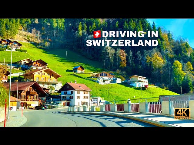 🇨🇭Driving In Switzerland | Amazing Road trip - Canton of Fribourg