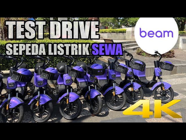 TEST DRIVE Sepeda Listrik Ungu Beam Rover Semarang