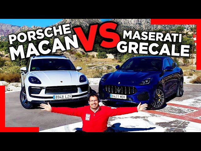 MASERATI GRECALE vs PORSCHE MACAN | COMPARATIVA | ¿QUÉ SUV PREMIUM es más DEPORTIVO?