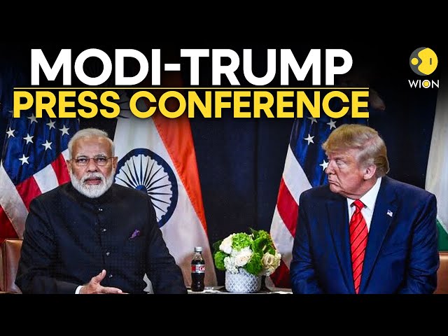 PM Modi Trump LIVE: U.S President Donald Trump Along With Indian PM Modi Holds Presser | WION LIVE