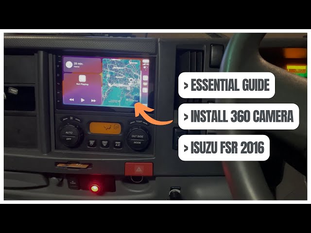 Essential Guide: Installing 360 degree cameras DVR & 4 x Surrounding Recorder TRUCK ISUZU FSR 2016