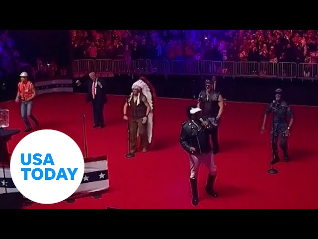 Trump dances to Village People's 'Y.M.C.A' the night before his inauguration