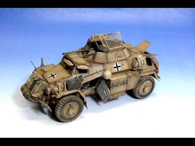 SdKfz 222 - Leichter Panzerspähwagen Hobby Boss 1:35 Step by Step