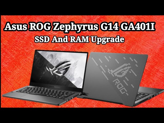 Asus ROG Zephyrus G14 GA401I / SSD And RAM Upgrade 🔥🔥 / Disassembling And Assembling