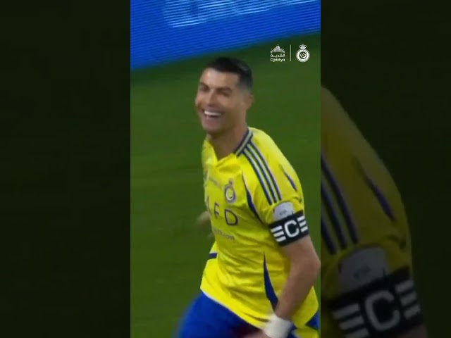 Ronaldo score his first Goal 2025 #football #shorts #skills #alnassr #cristianoronaldo @cristiano