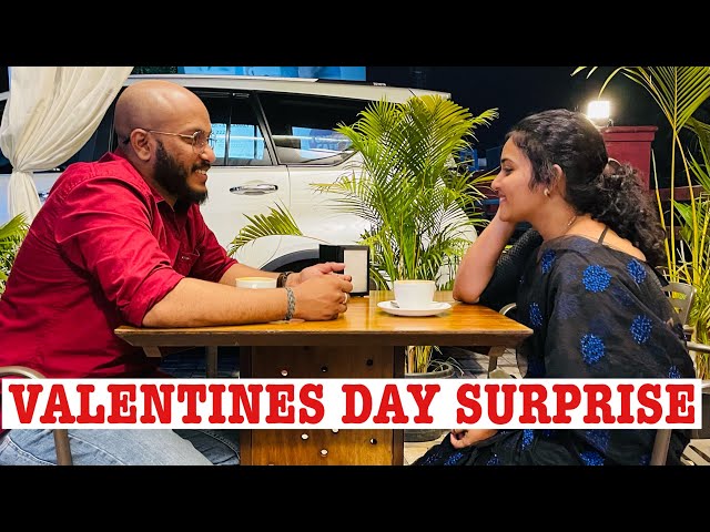 ഞാൻ കെട്ടിയോന് കൊടുത്ത VALENTINES DAY സർപ്രൈസ്‌ ❤️😍