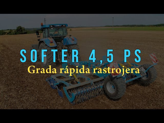 SOFTER 4,5 PS - Grada Rápida Rastrojera (Farmet) - Maquinaria agrícola