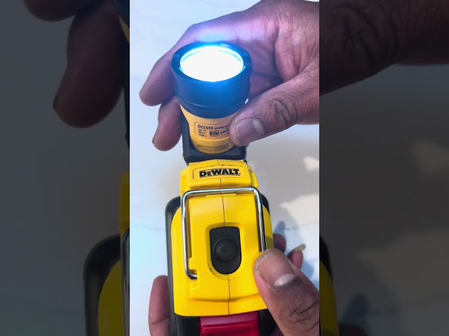 DEWALT 12V MAX LED Work Light – Bright, Compact, & Hands-Free! 💡✨ #dewalttools