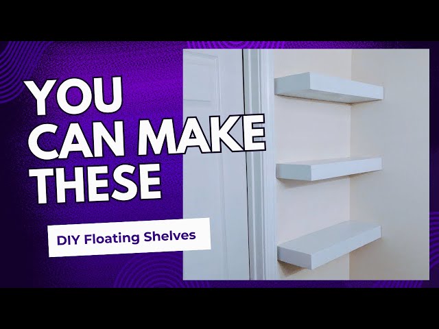 $20 Budget Bathroom Floating Shelves Upgrade!