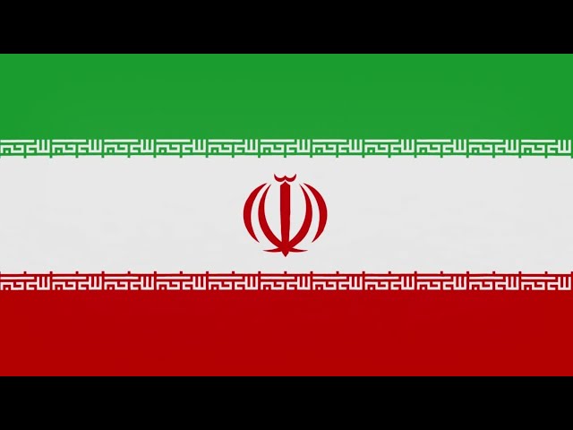 Iran Flag Waving in the Wind | 4K UHD Animation