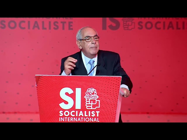 Afif Safieh at the International Socialist Conference in Morocco - Dec 2024