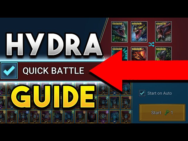 How to Build a HYDRA (QUICK BATTLE) TEAM in Raid: Shadow Legends!! (2025 Update)