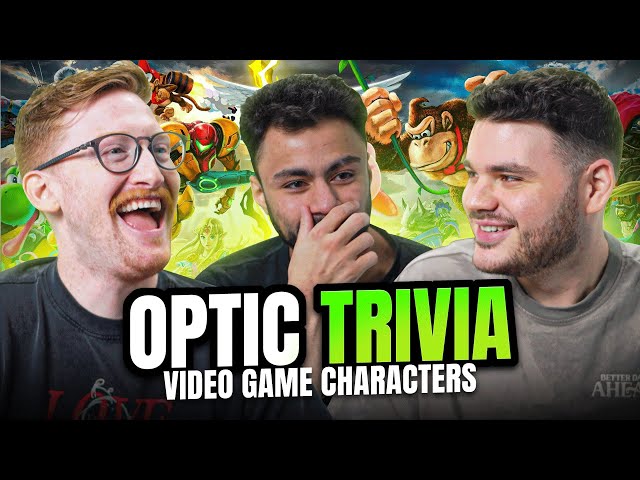 DOES OpTic KNOW CLASSIC VIDEO GAME CHARACTERS | OpTic TRIVIA