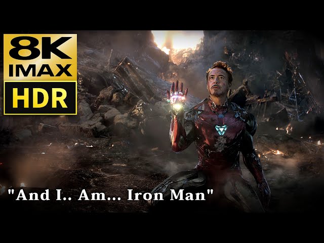 "And I.. Am... Iron Man"  • 8K IMAX HDR • The Highest Quality Video on Youtube • Eng Kor Jap SubCC