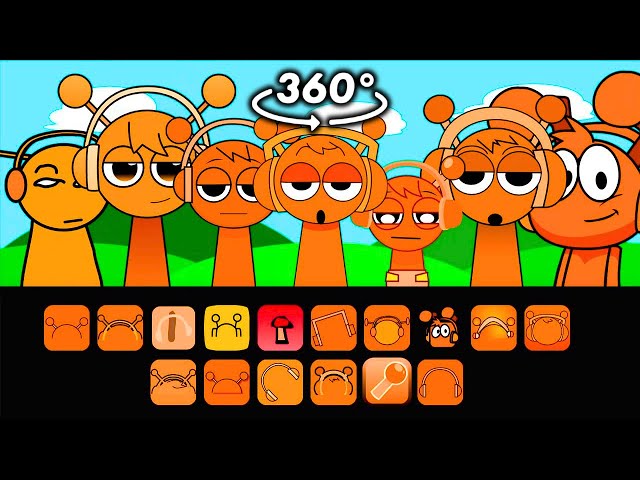 Incredibox Sprunki - Every Oren Singing Together in 360º VR