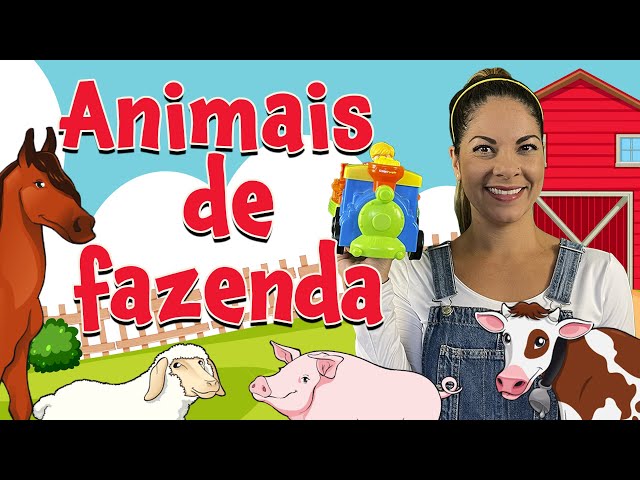 Educação Infantil - Animais Fazenda - Tia Jamille - Vídeo Educativo - Educação Infantil 2 anos