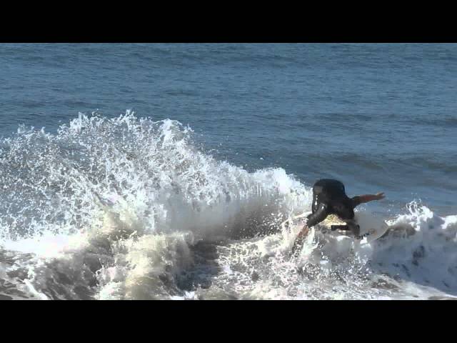 Skimboarding Seal Beach, Ca 10/06/11