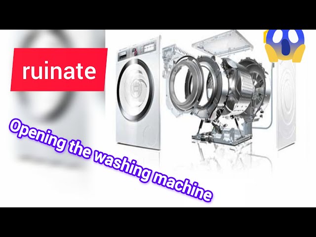 Opening the washing machine time lapse | ruinate